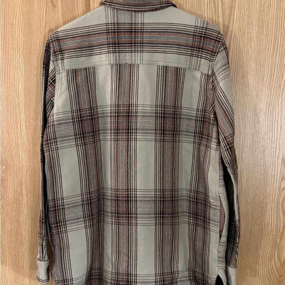Carhartt Nutmeg Plaid Heavyweight Overshirt Jacket Button Down Oversized - Picture 2 of 5